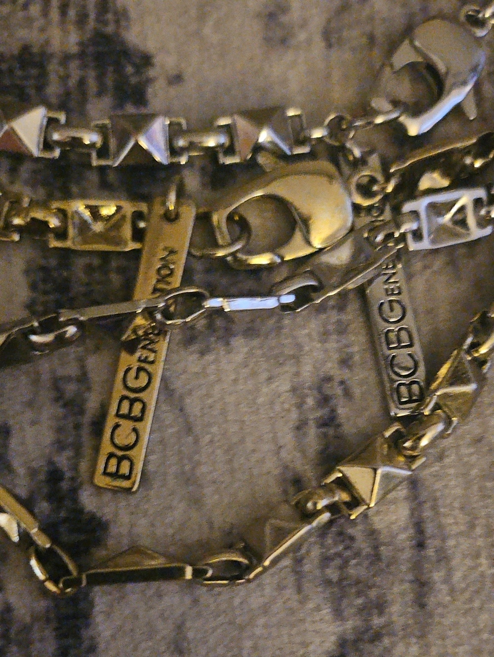 Jewelry Bundle 10 Items Mixed Metal Set Layered Chains & Bracelets Rings Earring - Picture 13 of 16